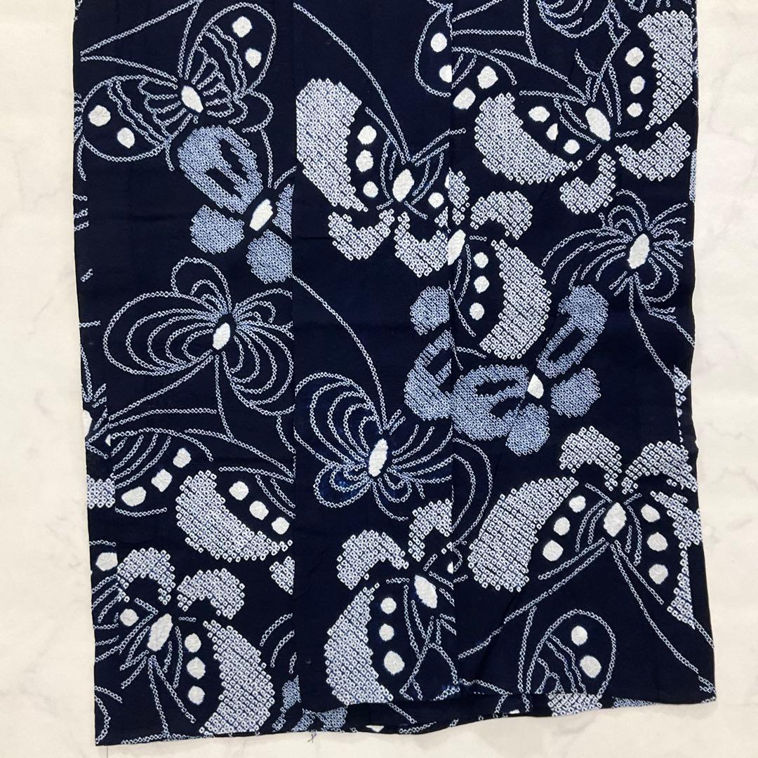 厳選◆夏物浴衣◆美品◆愛知県有松鳴海絞り◆木綿◆総手絞り◆裄69.5丈156.5
