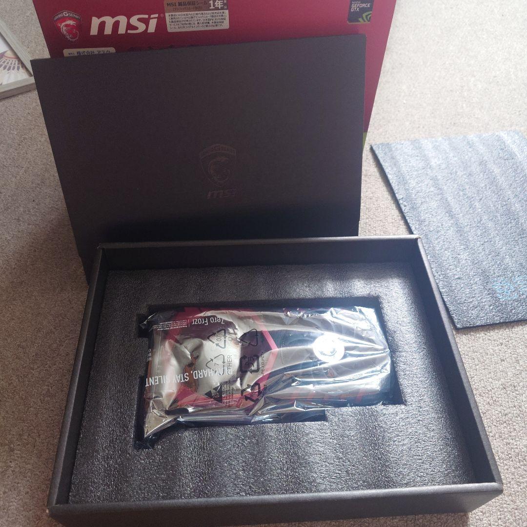 k*y様 MSI Gaming X GTX 1050 Ti 本体