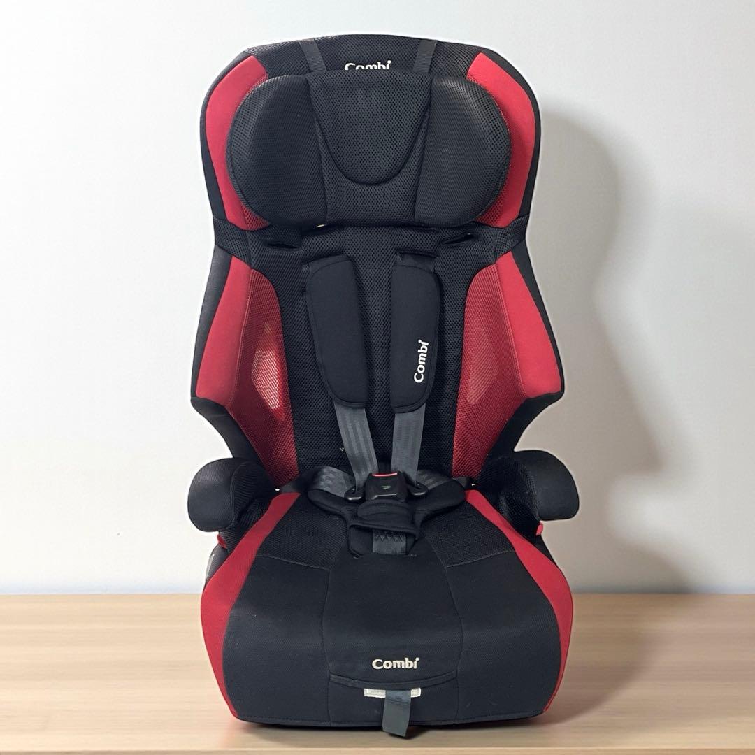 ✨美品✨ コンビ　ジョイトリップ エアスルーＧＧ　レッド　ジュニアシート