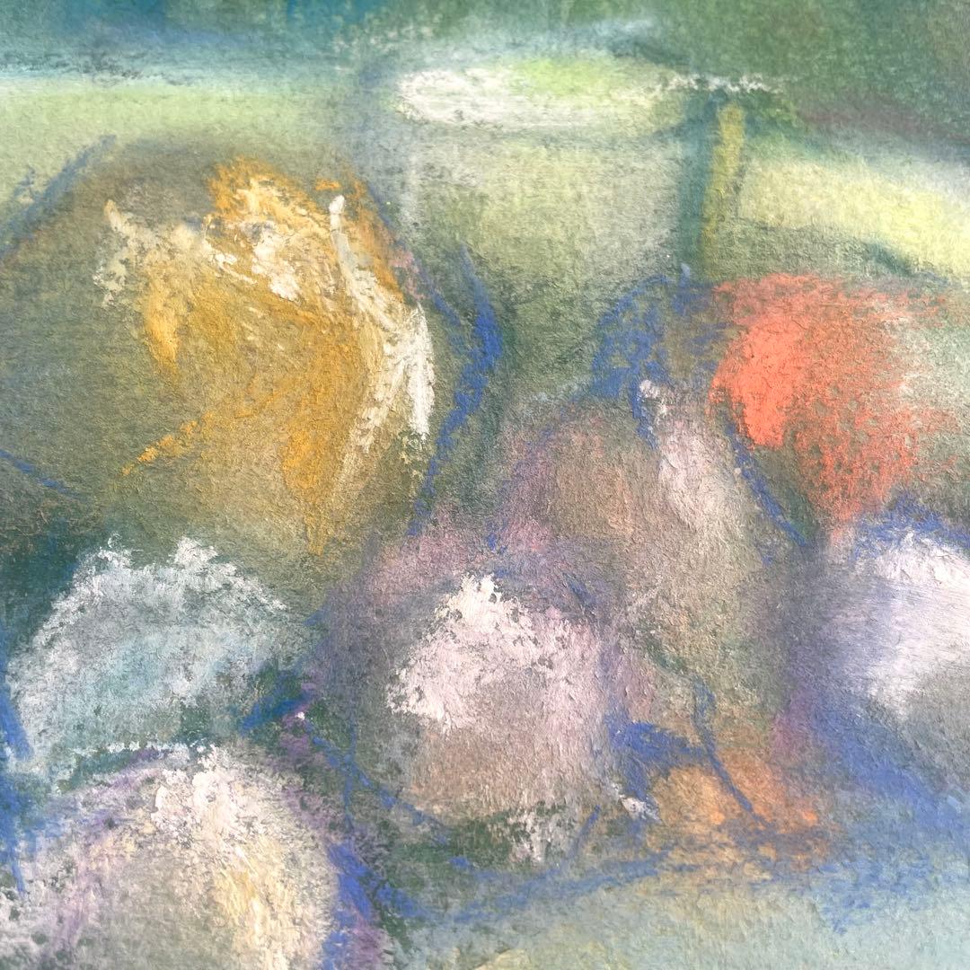 パステル画/色褪せない花束の贈り物/癒し/ヒーリング/パワースポット/ビバーナム