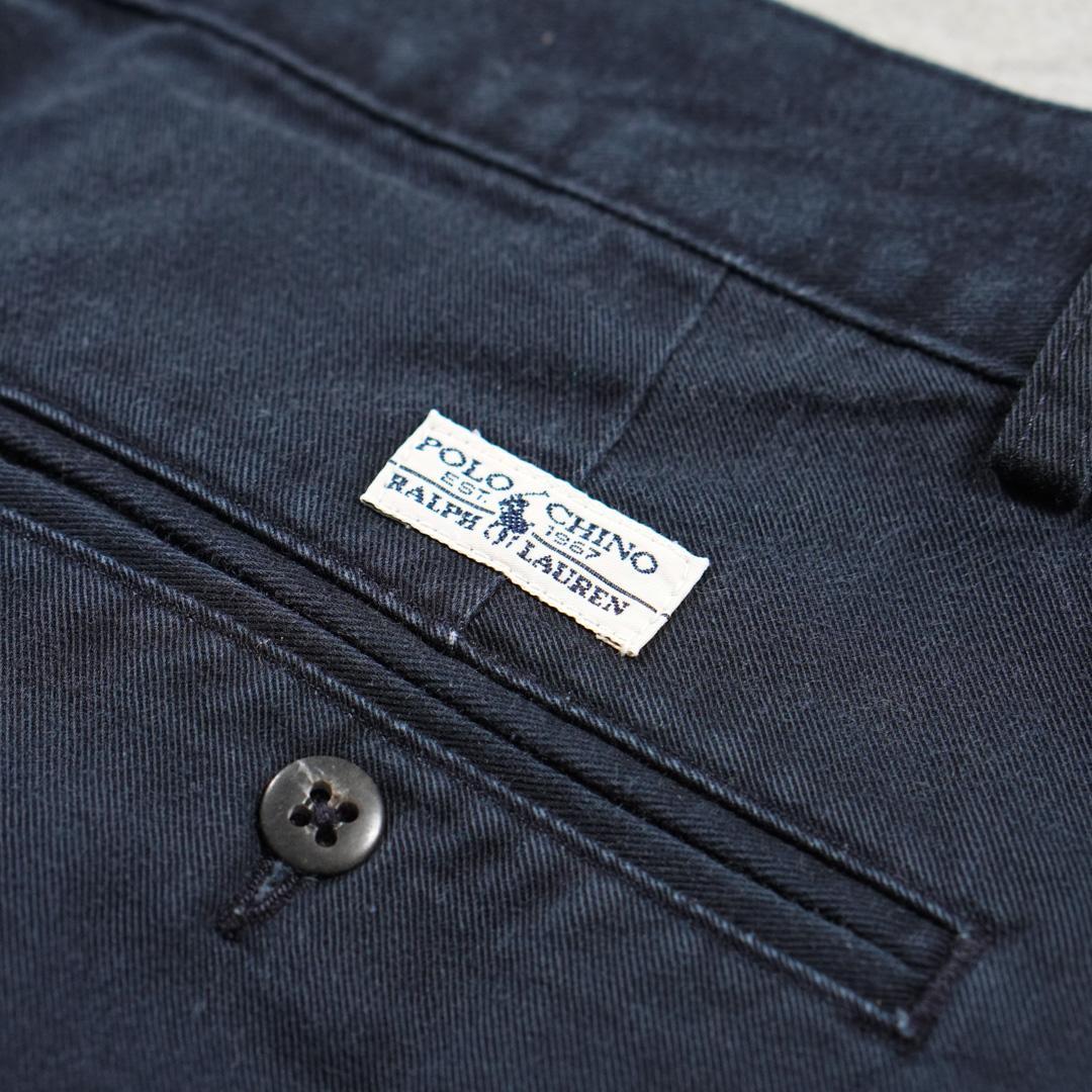 90sUSA製PoloRalphLaurenポロチノANDREW W32 古着