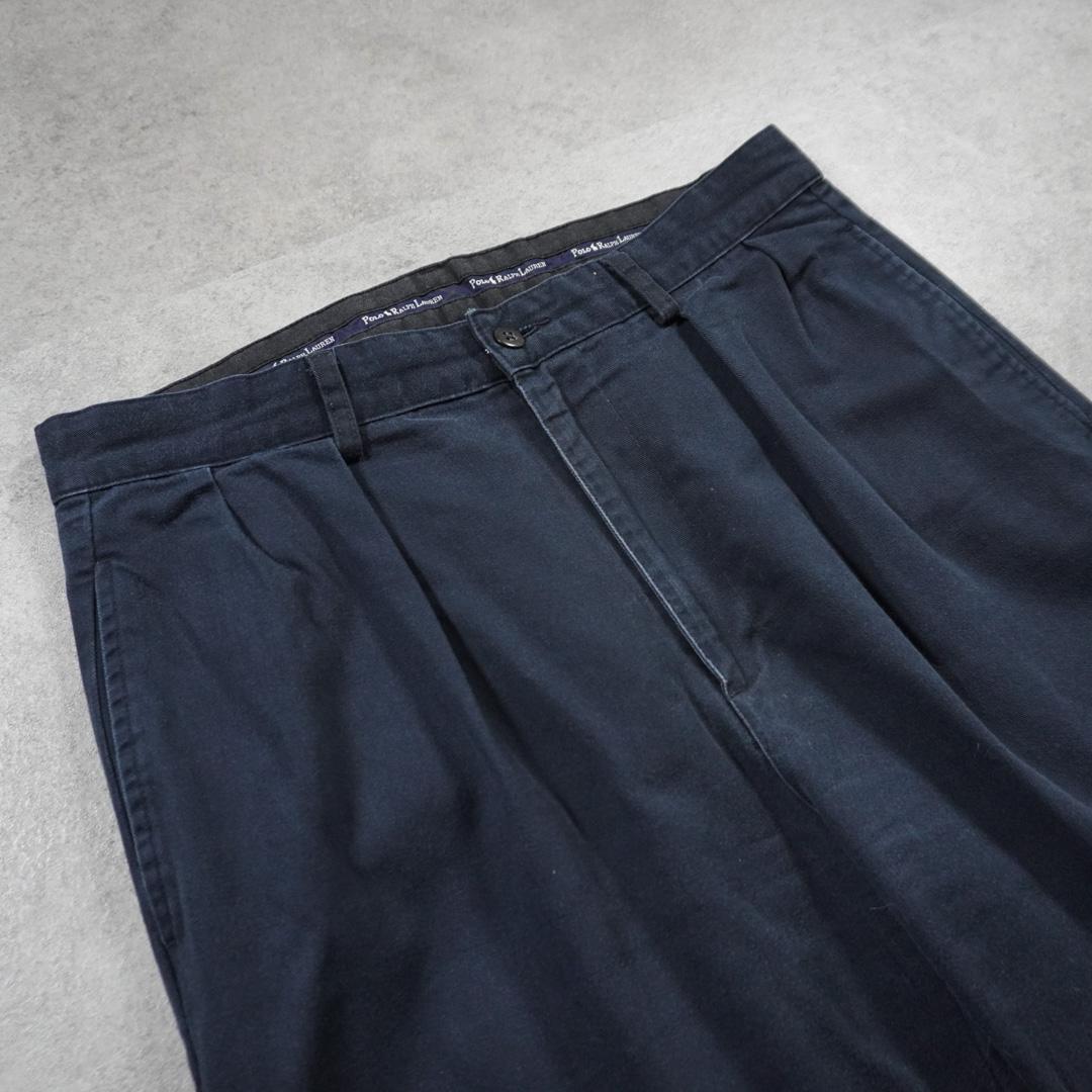 90sUSA製PoloRalphLaurenポロチノANDREW W32 古着