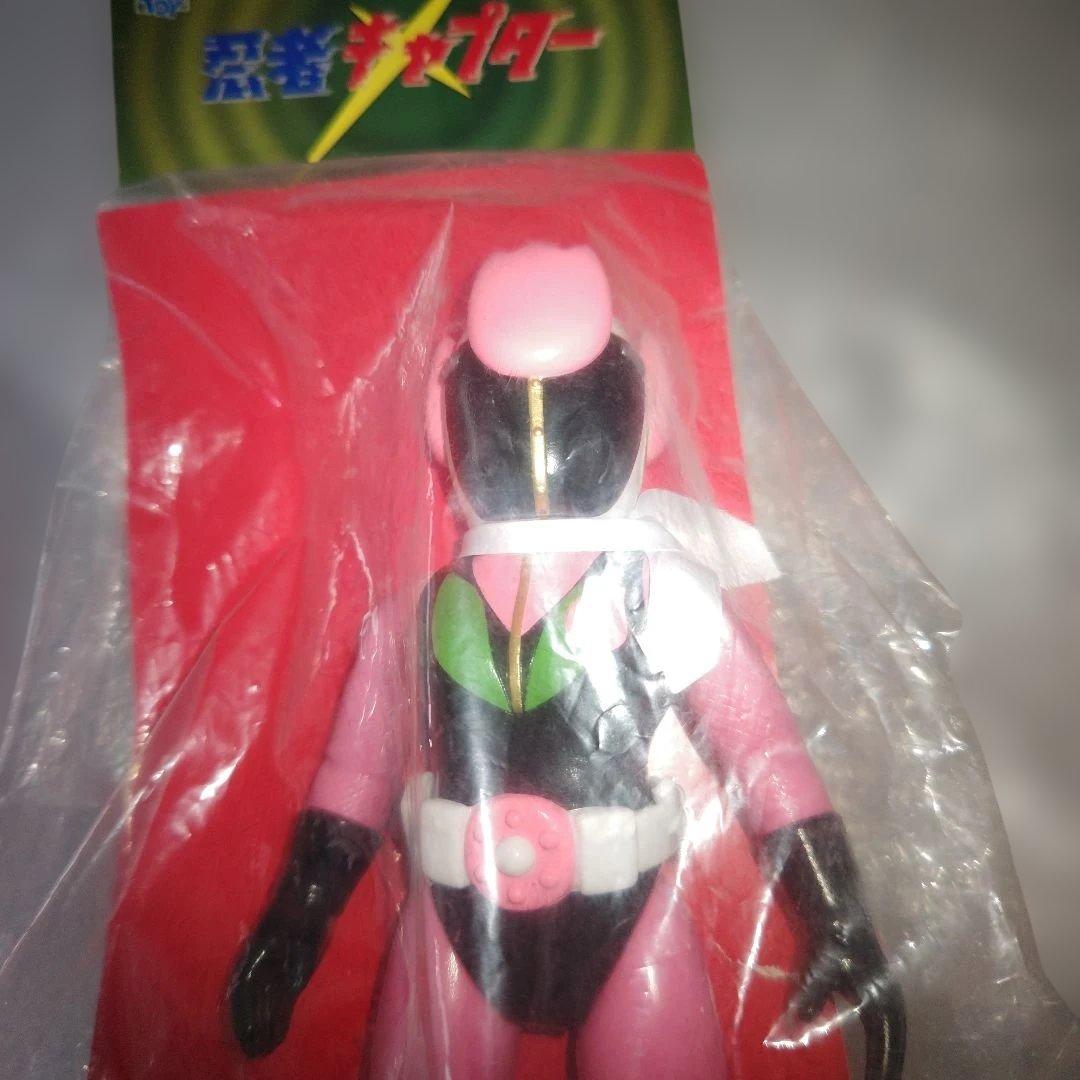 東映レトロソフビコレクション　忍者キャプター　花忍　未開封　現状品