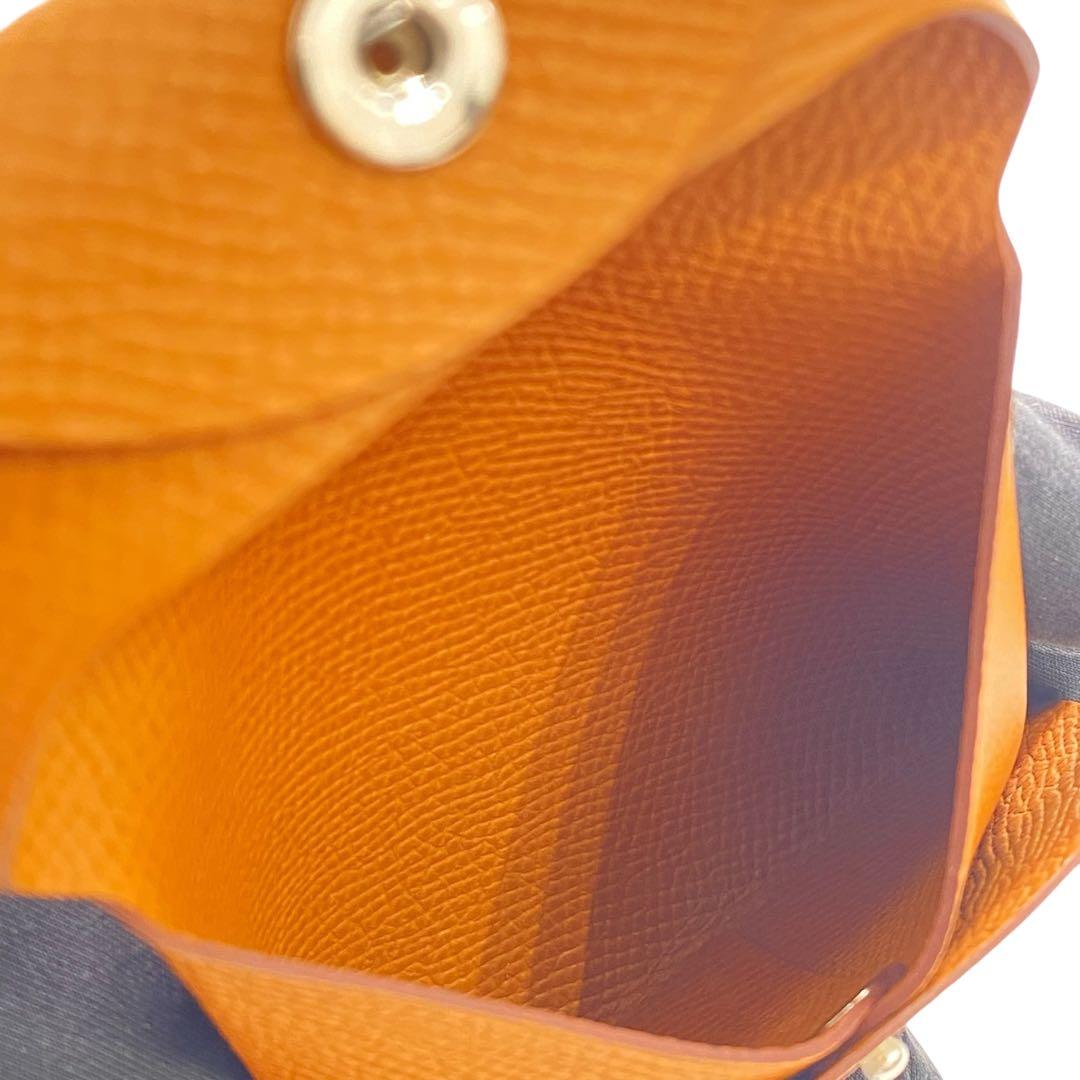【未使用】HERMES エルメス バスティア ケース W刻 ゴールド
