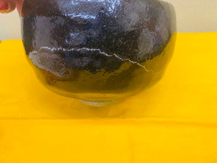 鵬雲斎大宗匠書付　黒茶碗　骨董品