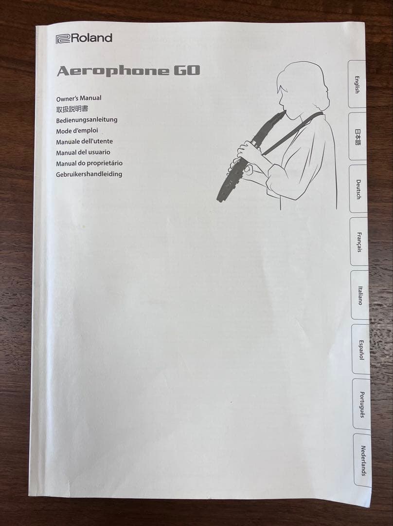 Roland Aerophone GO AE-05　取扱説明書とガイドブック付き