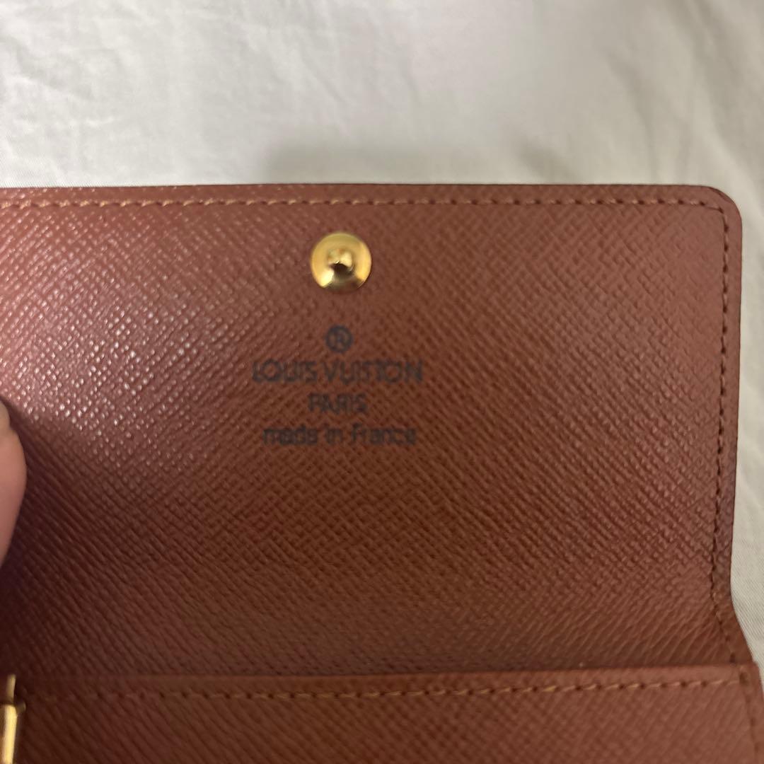 Louis Vuitton ブラウン レザー キーケース
