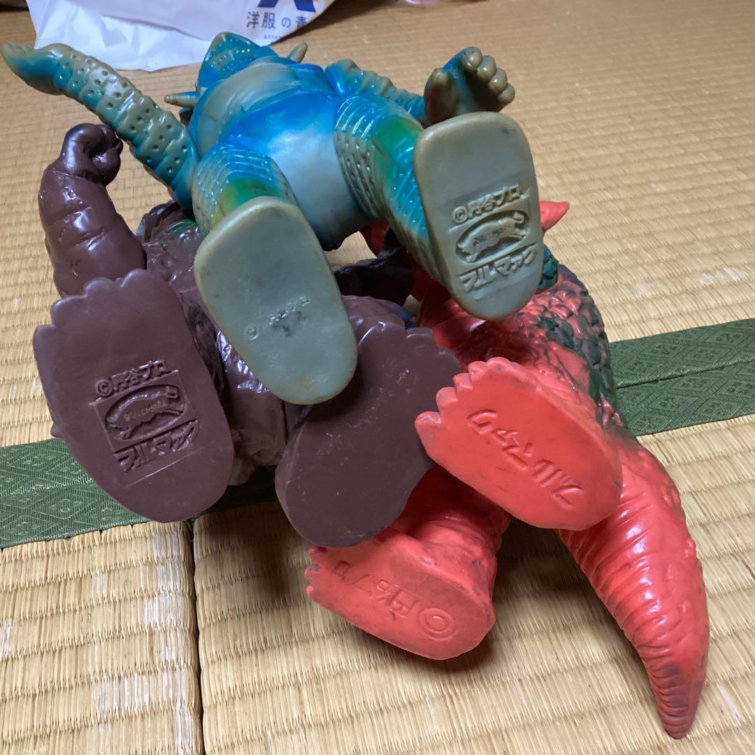 ブルマァク カプセル怪獣3体セット　ウインダム＆ミクラス＆アギラ　昭和当時物