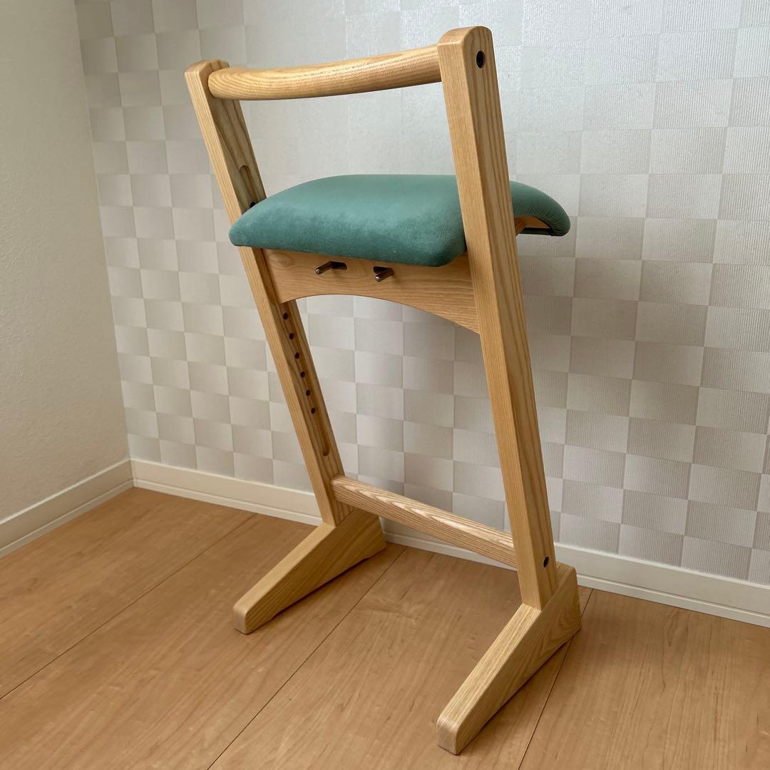 匠工芸　パロットチェア　PARROT CHAIR スエード×グリーン