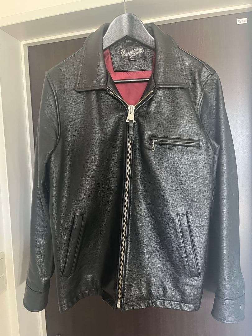 シングルライダースレザージャケット 本革 CowLeather