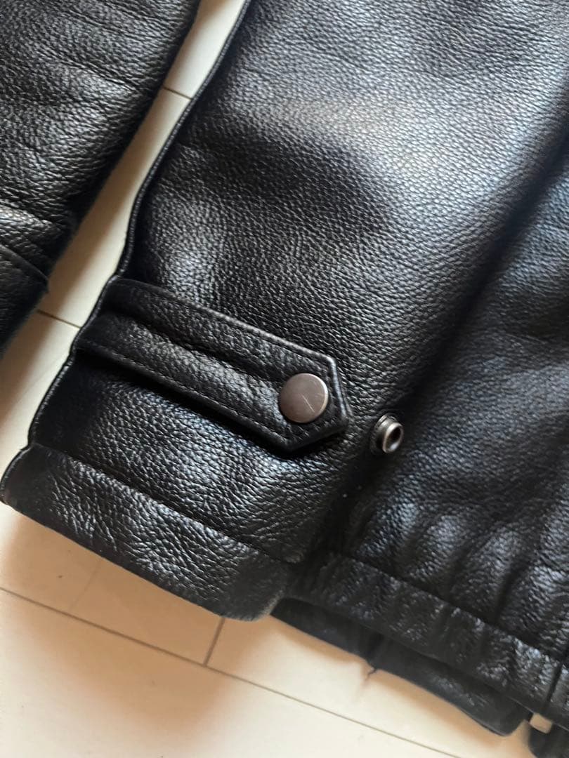 シングルライダースレザージャケット 本革 CowLeather