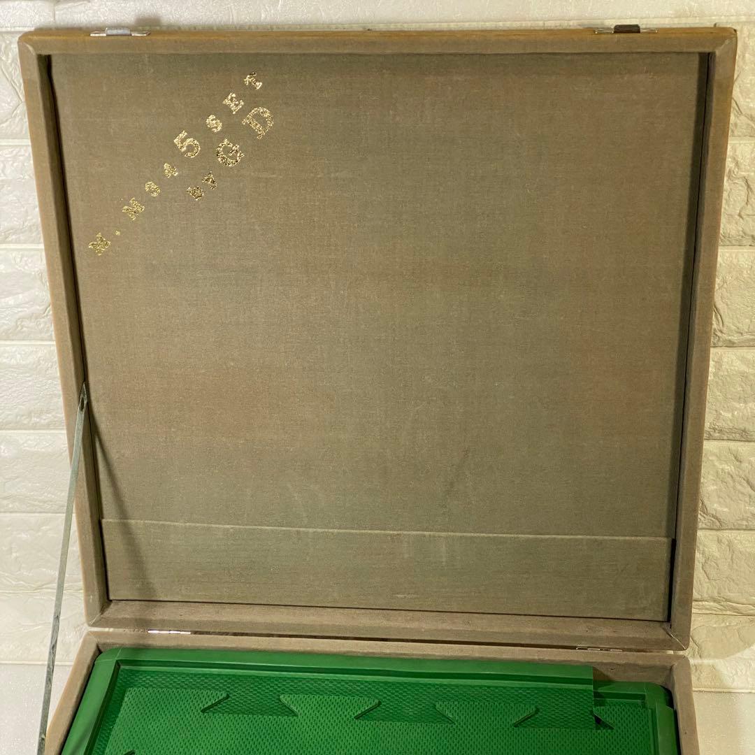 〈GD 藝夢堂〉高級麻雀　背裏黄 　M.M345セット　マット付き