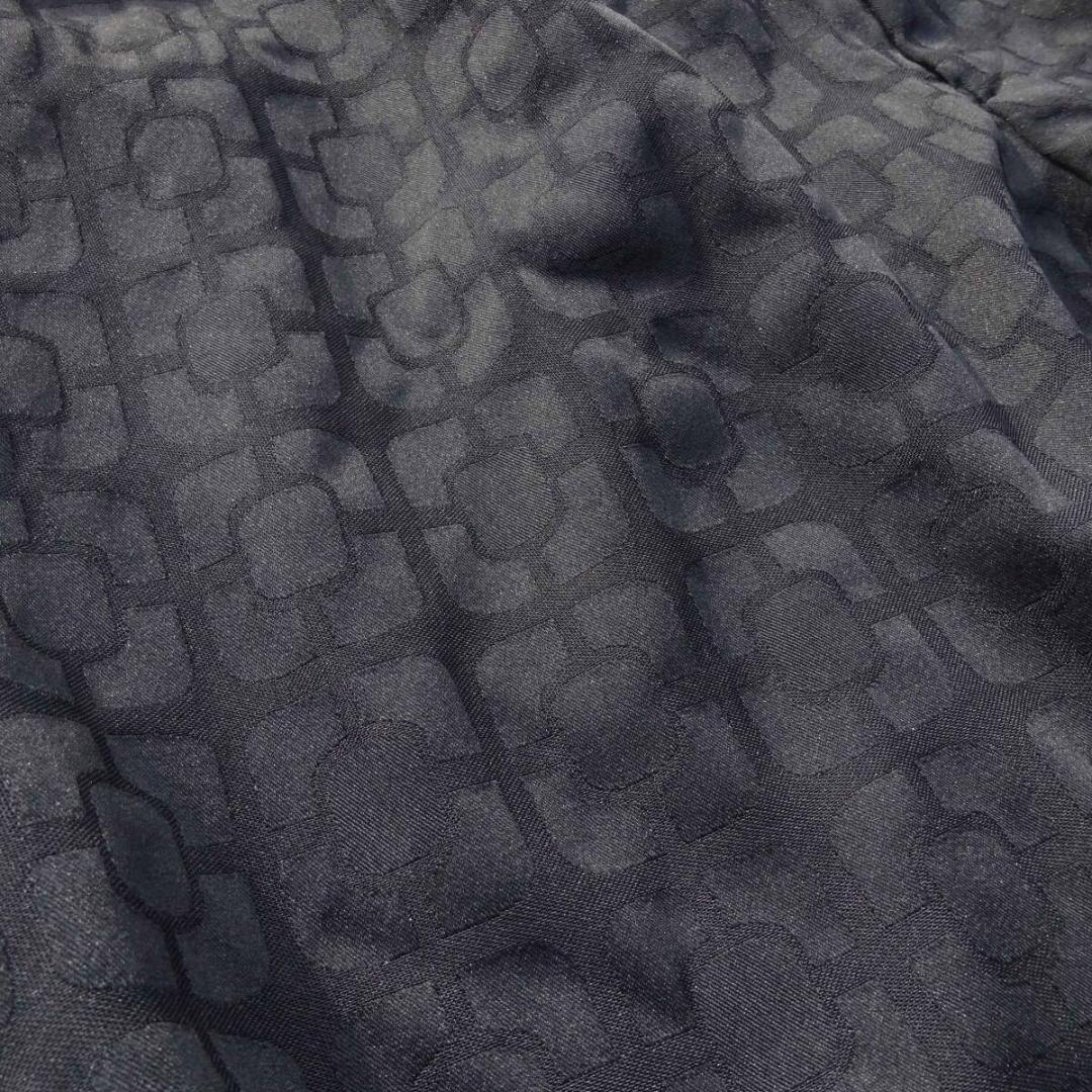 2020ブラックコムデギャルソン 模様柄セットアップシワ加工ポリエステルサルエル