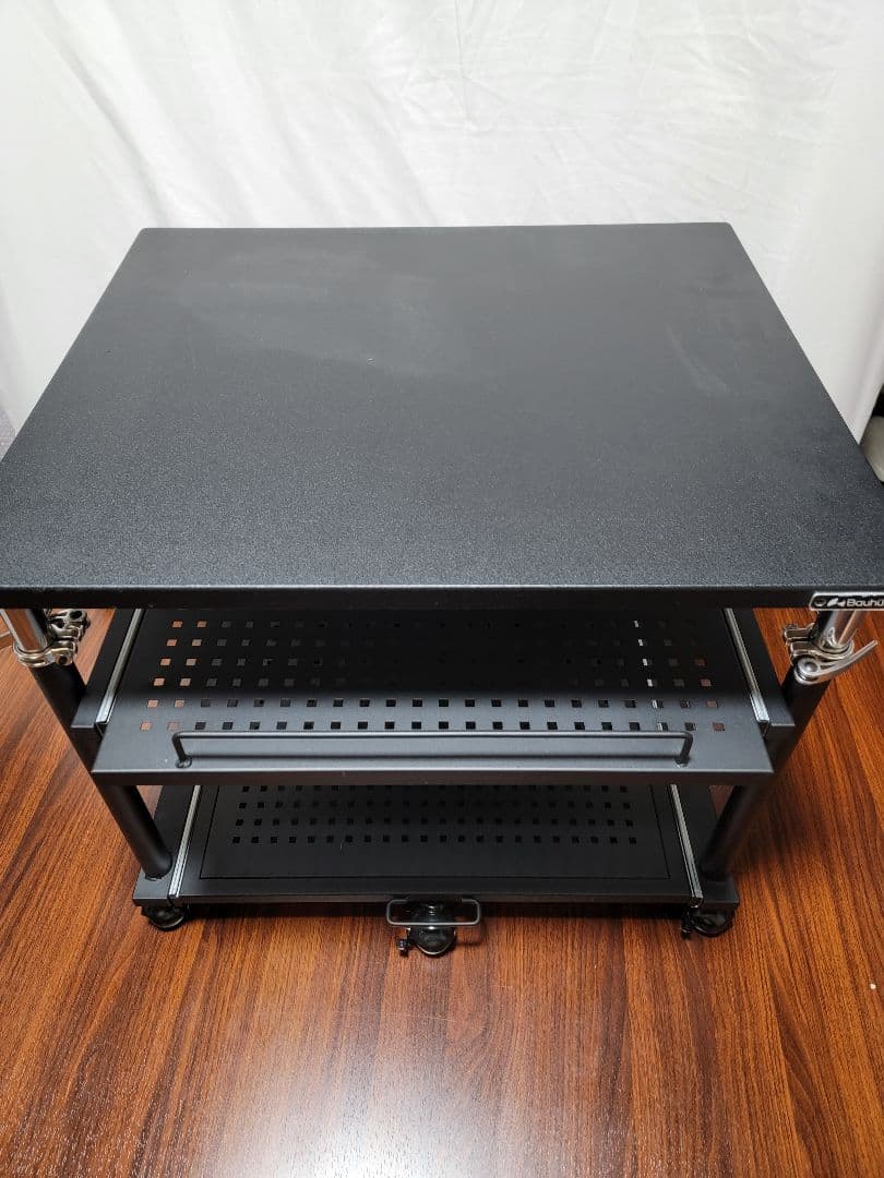 Bauhutte 昇降式プリンター台ラージ BHS-700P-BK