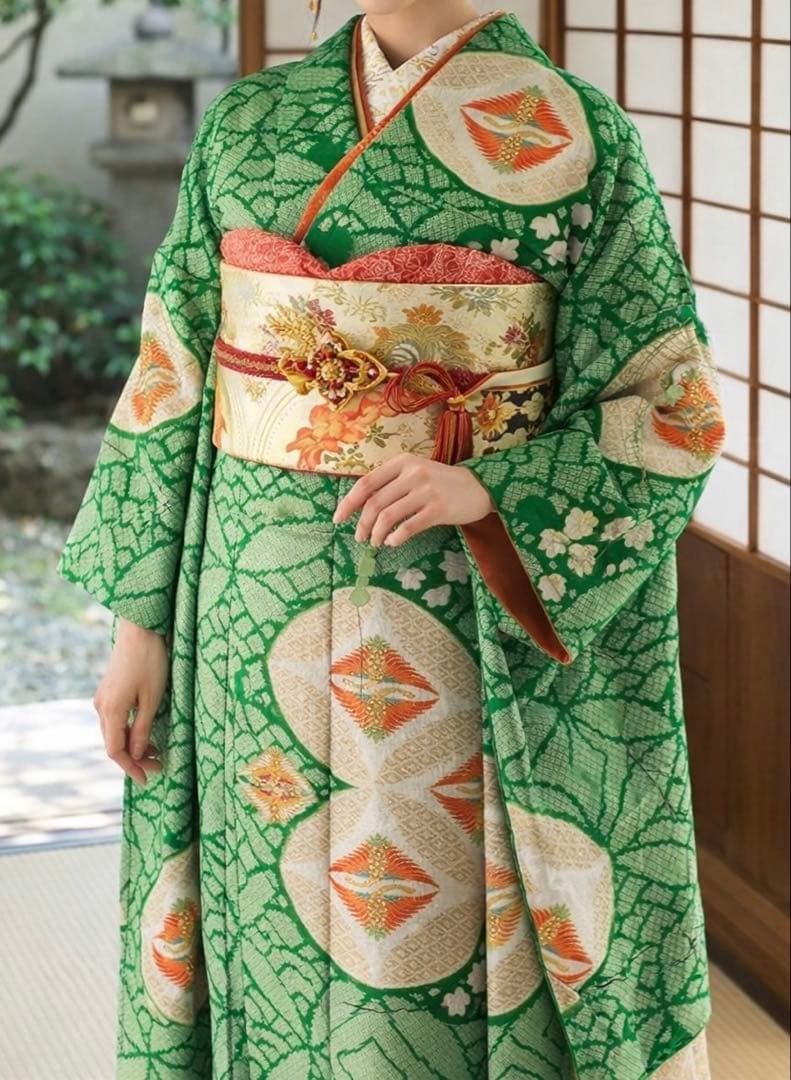 sanasanacat 振袖 袴 成人式 卒業式 結婚式 古典柄 正絹