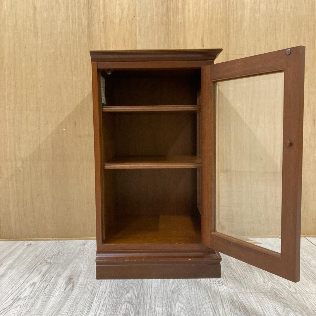 【マルニ】地中海シリーズ　ガラスキャビネット　コーナーキャビネット