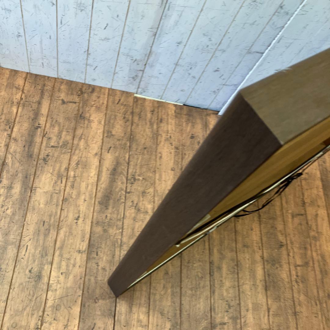 昭和レトロ 八千代作 水彩画 向日葵 ひまわり 自然 風景画 山 額入り 額装