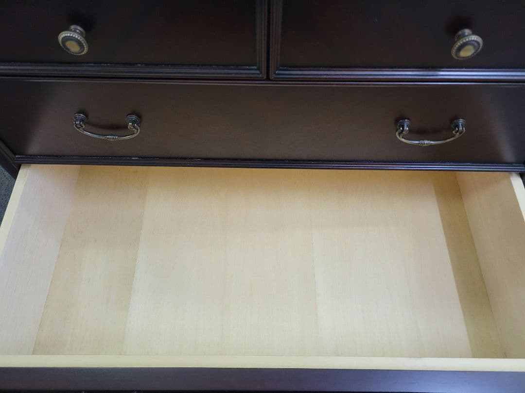 東海家具 フルール Fleur チェスト 85 ブラウン チェスト 猫脚