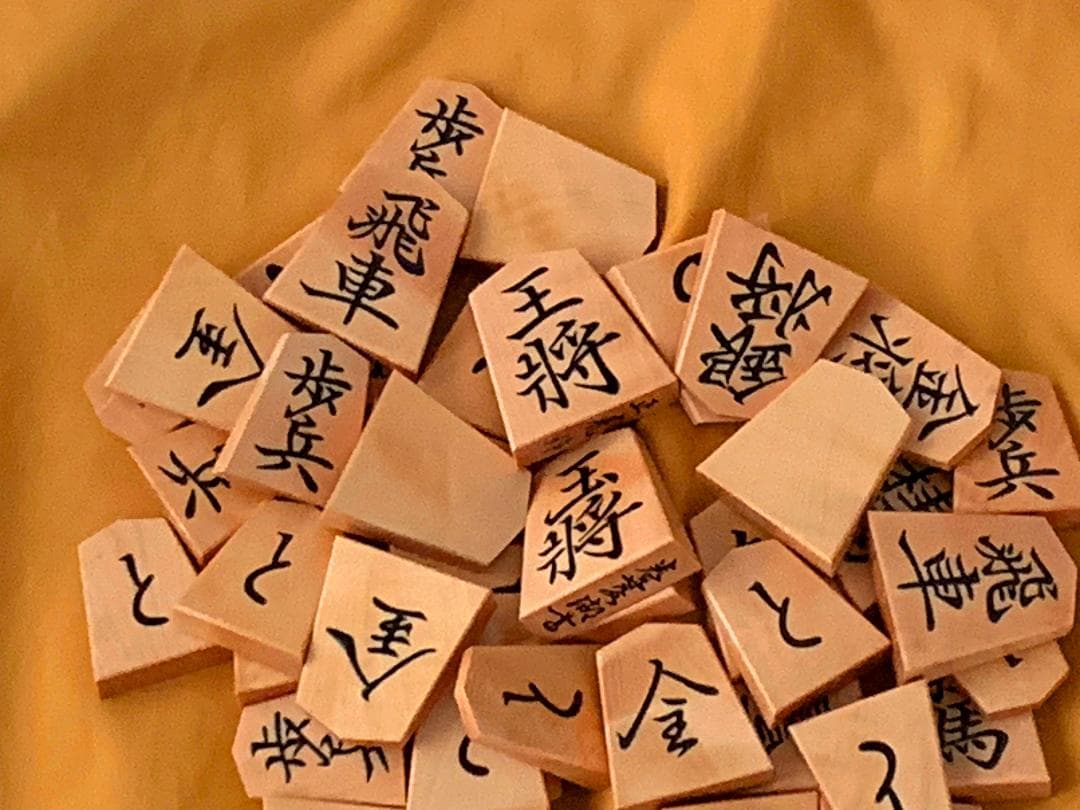 大輪カトレアさん専用--将棋駒 正虎作　巻菱湖書　御蔵ツゲ根杢　盛り上げ　未使用