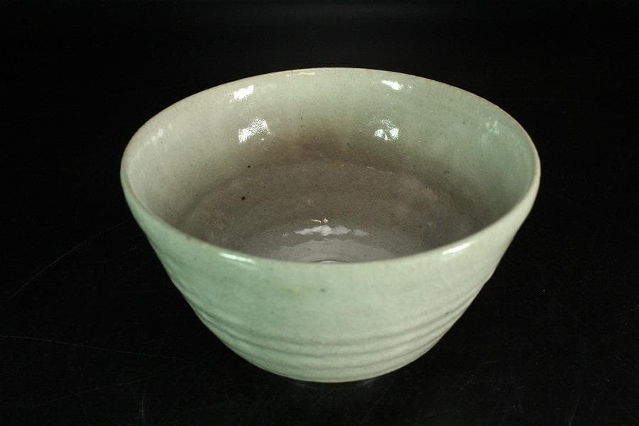 茶道具 浅見祥瑞作 井戸写茶碗 煎茶 美品 共箱(K-YC424)