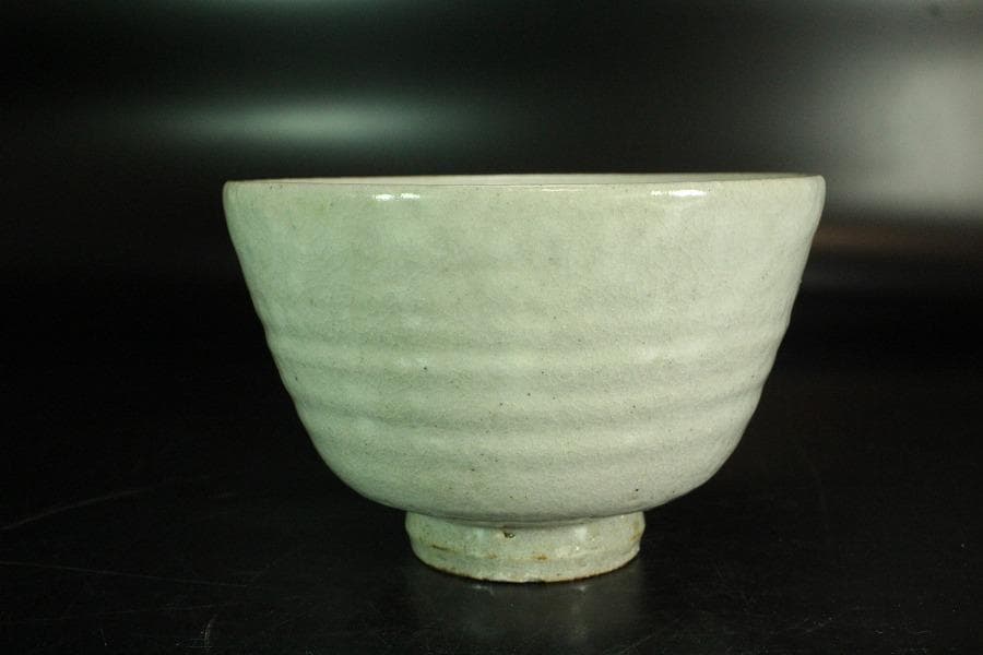 茶道具 浅見祥瑞作 井戸写茶碗 煎茶 美品 共箱(K-YC424)