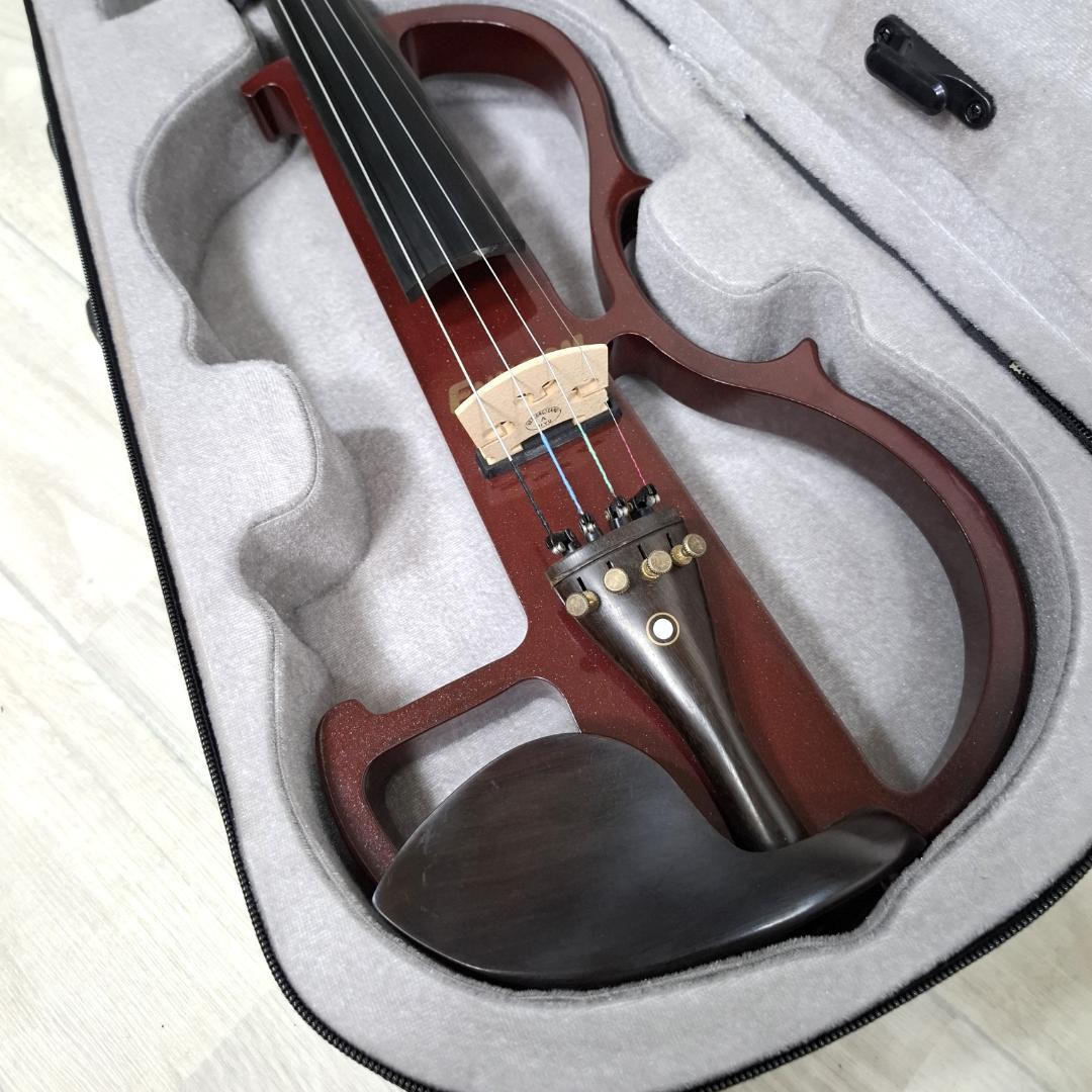 【美品】Ennbom エボニー サイレントバイオリン HVPV-30 4/4