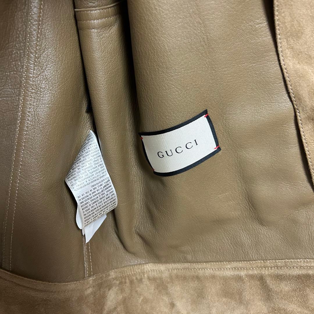 GUCCI スエード レザージャケット
