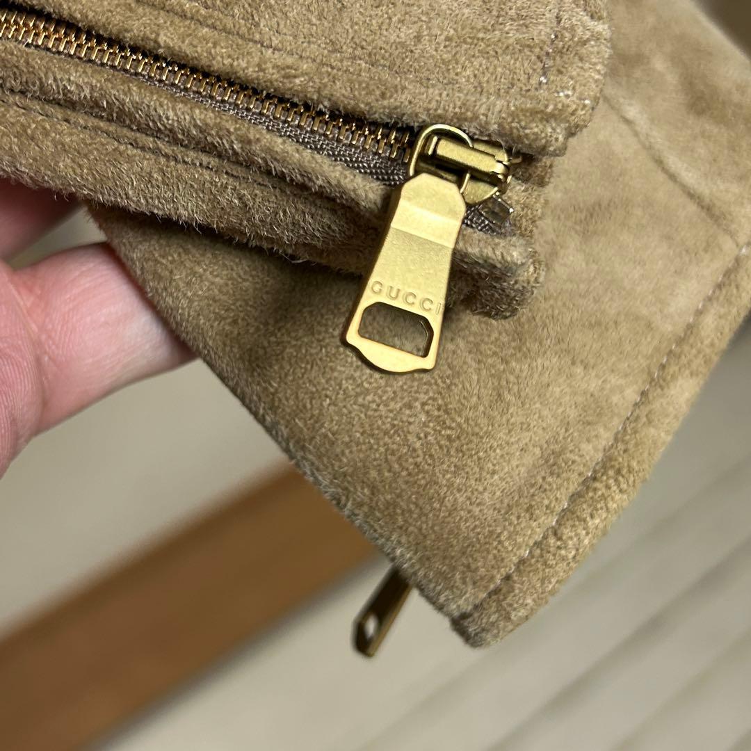GUCCI スエード レザージャケット