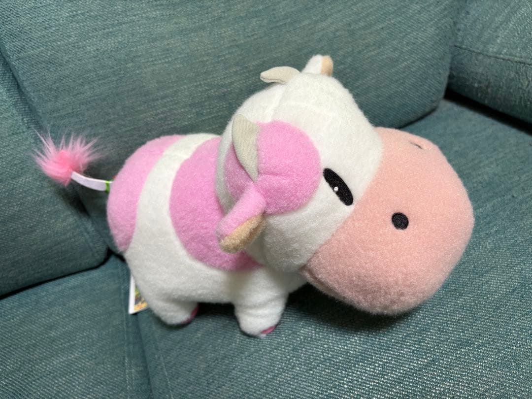 牧場物語 ふわふわウシさん ぬいぐるみ BIG ピンク