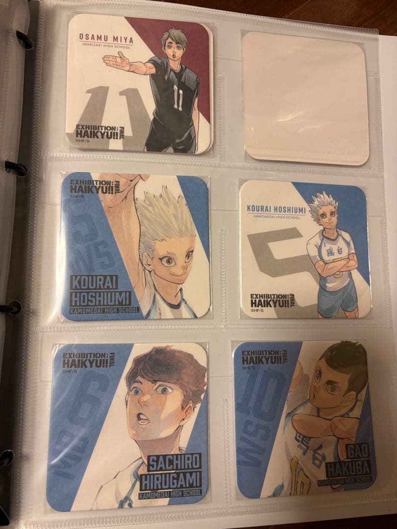 ハイキュー!! ハイキュー展 コースターBOX 第5弾　原画展 特典 48枚