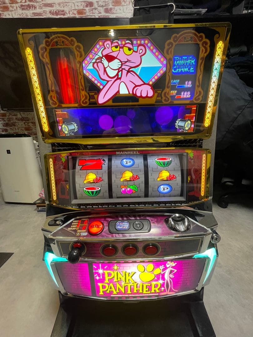 パチスロ実機 ピンクパンサーSP 不要機付