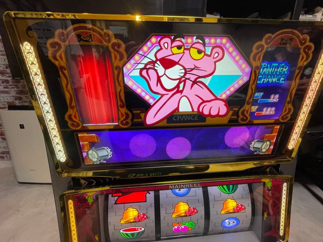 パチスロ実機 ピンクパンサーSP 不要機付