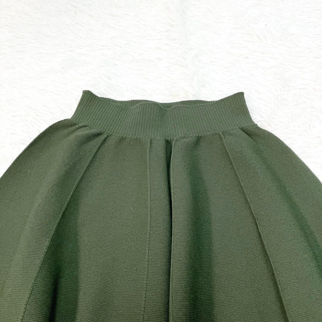 美品✨Sybilla シビラ　バルーン パンツ　ニット　グリーン　Mサイズ