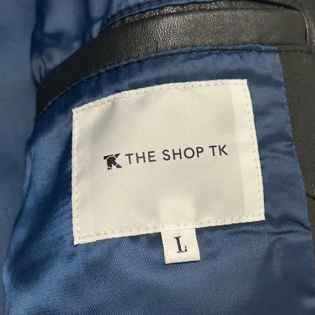 羊革　シングルライダース　黒　THE SHOP TK ラムレザージャケット