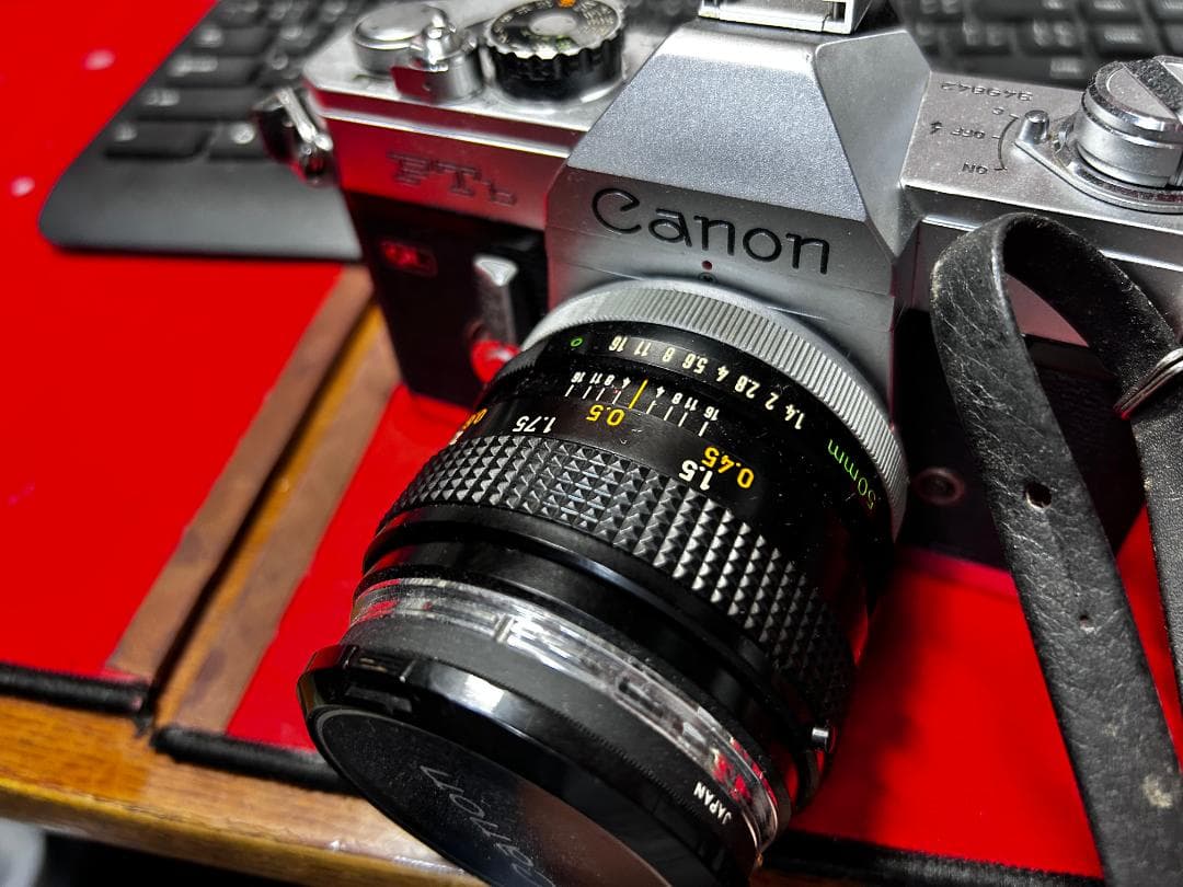 Canon FTb 一眼レフカメラ 50mmレンズ+35mmレンズ付