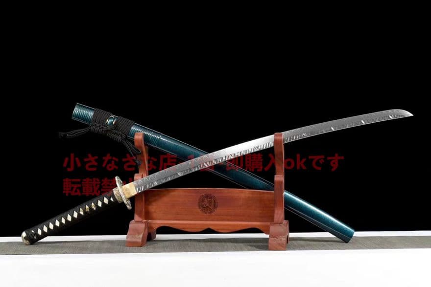武具　刀装具　日本刀　模造刀   居合刀 『銀風波浪武士刀』