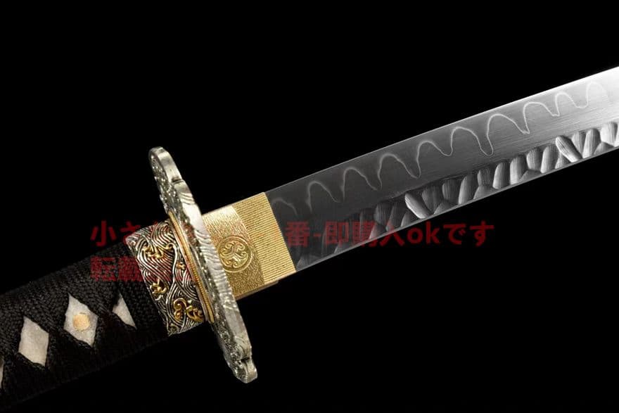 武具　刀装具　日本刀　模造刀   居合刀 『銀風波浪武士刀』