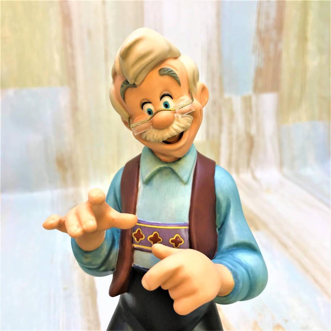 WDCC ピノキオ Pinocchio ゼペットじいさん 陶器製 フィギュア