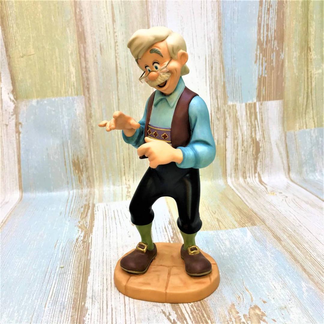 WDCC ピノキオ Pinocchio ゼペットじいさん 陶器製 フィギュア