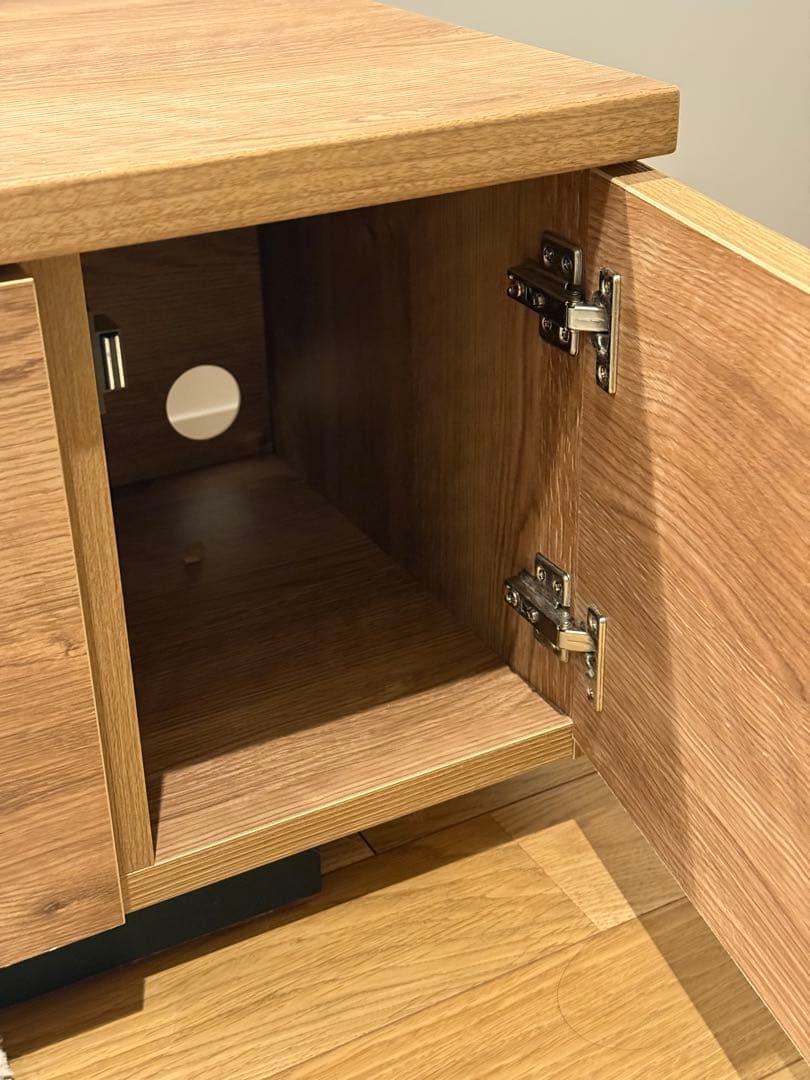 【jound】LOWYA テレビ台 幅140cm シャビー・ナチュラル