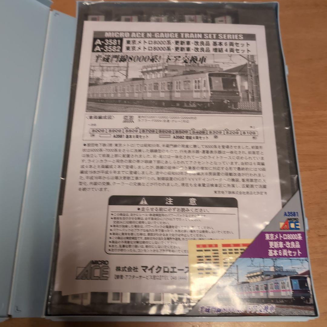 A-3581 東京メトロ8000系 更新車 改良品10両セットです