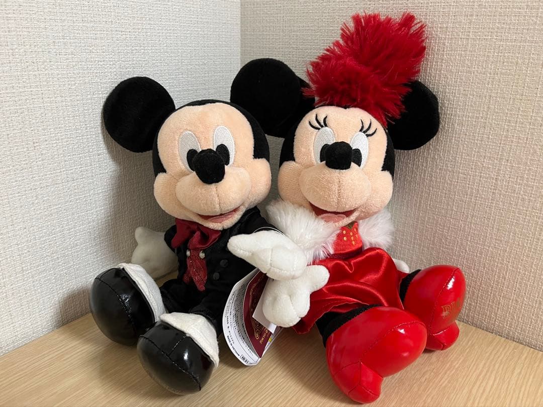 【新品未使用タグ付き】ビッグバンドビートBBB ミッキーミニー　ペア　ぬいぐるみ