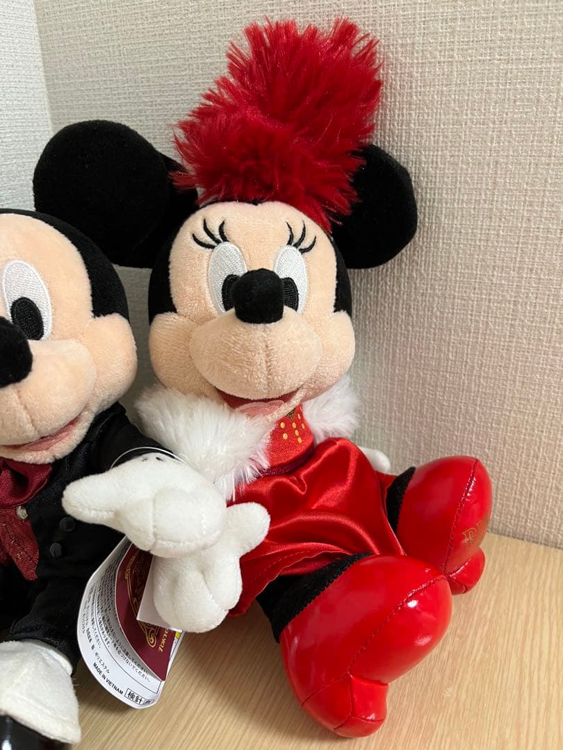 【新品未使用タグ付き】ビッグバンドビートBBB ミッキーミニー　ペア　ぬいぐるみ