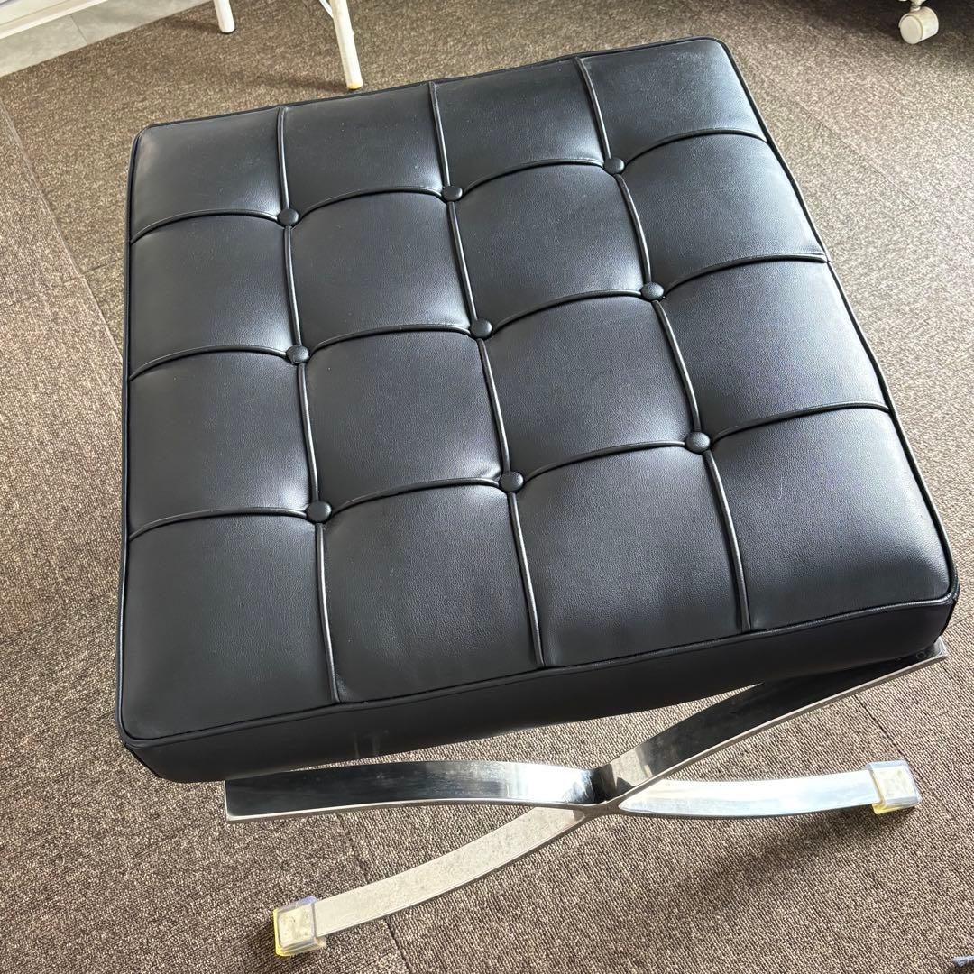 バルセロナ　チェア オットマン（スツール）　美品