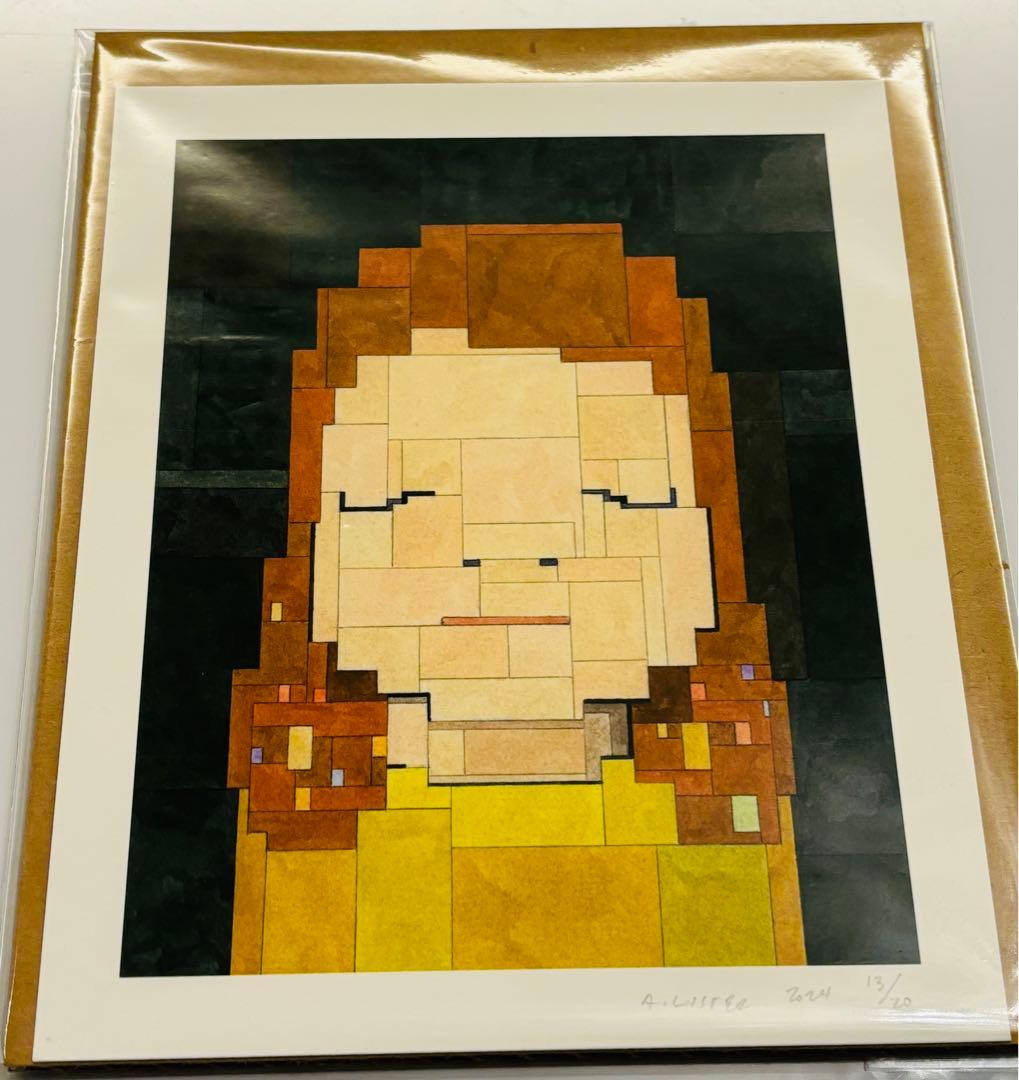 アダムリスター シルクスクリーン アート 奈良美智 直筆サイン入 限定20