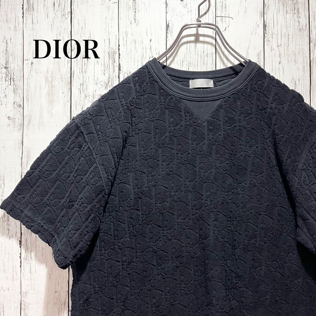 極美品　Dior オブリーク柄定番カラーtシャツ　人気モデル　トロッター