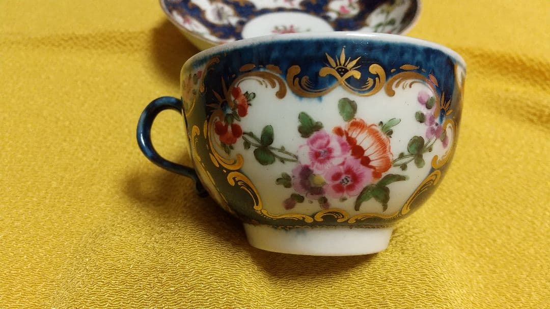 初期 WORCESTER Cup&Saucer(1775年頃)