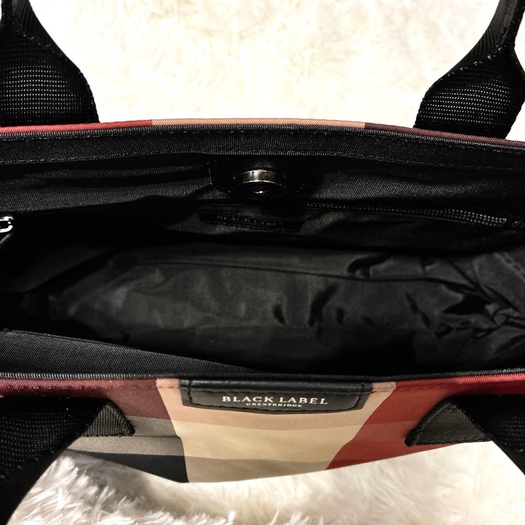非売品　BLACK LABEL オリジナルレッドチェックトート　ノベルティ
