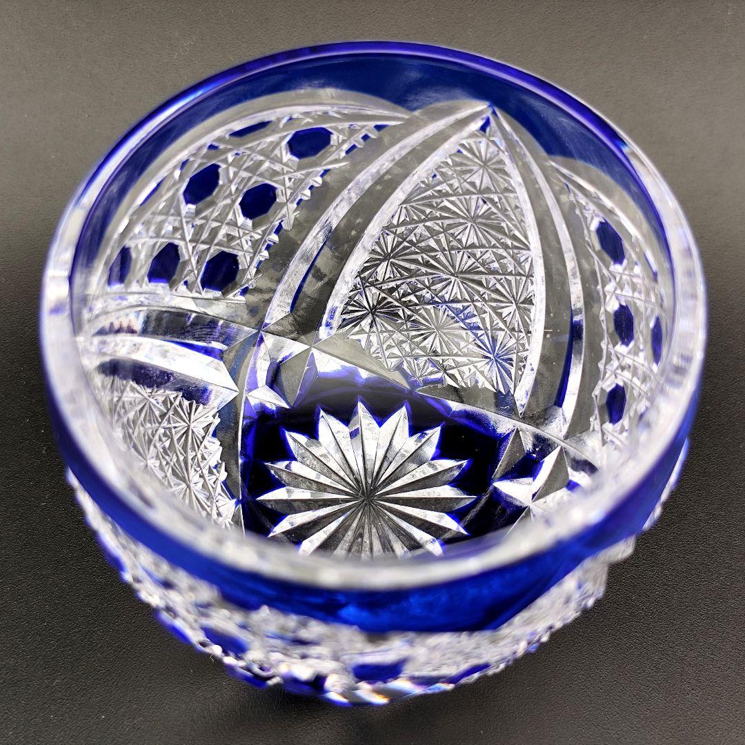 定価27500円？未使用美品☆木村泰典 猪口（切子 江戸切子 薩摩切子）