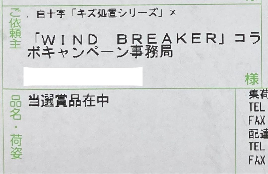 WIND BREAKER×白十字 BIGアクスタ5人セット 100名限定 非売品